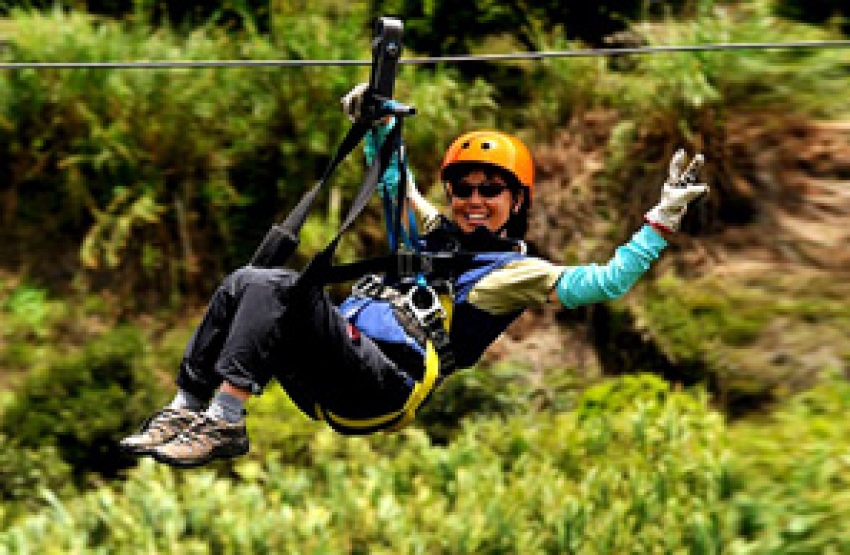 Canopy mas Largo del Peru en Tingo Maria