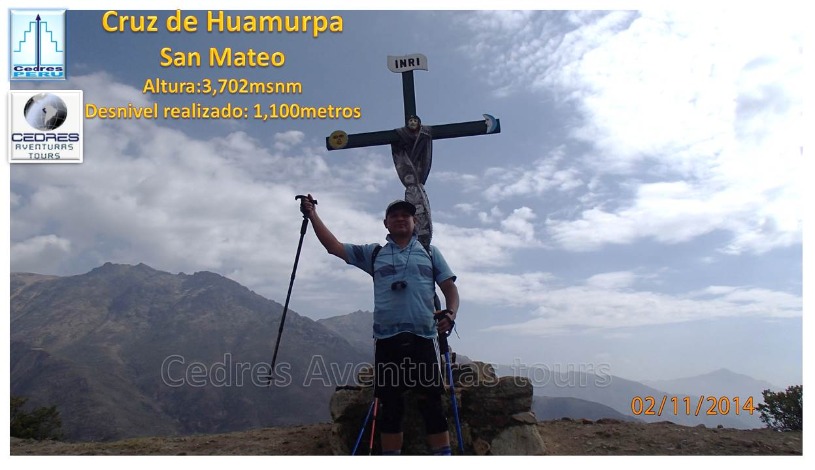 Cruz de Huamurpa Trekking on November 2nd, 2014.