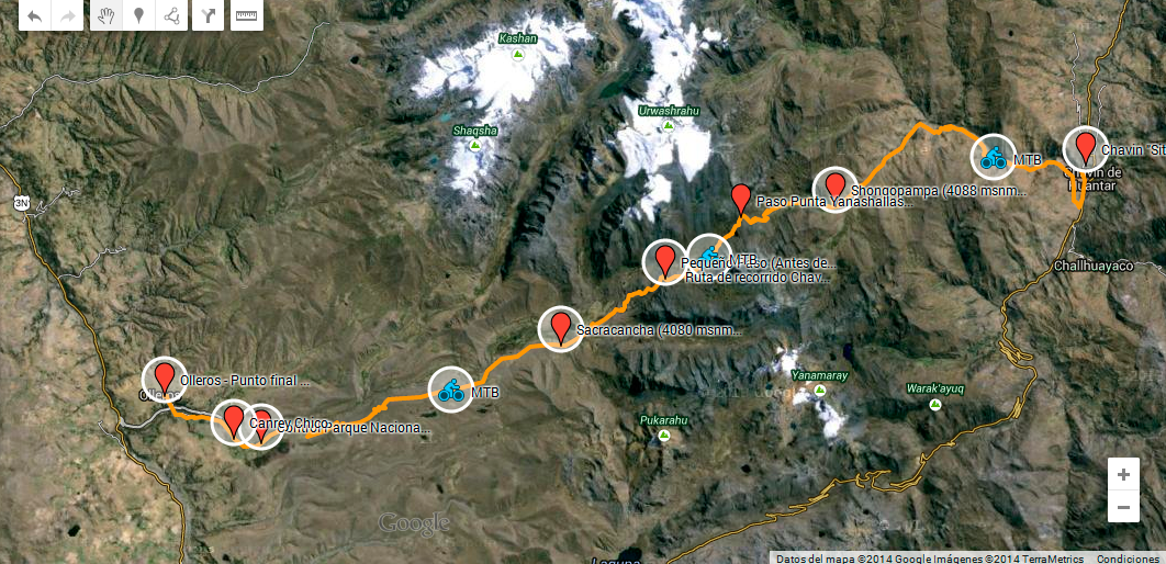 MTB Chavin Paso Yanashallash Olleros - Imagen 2