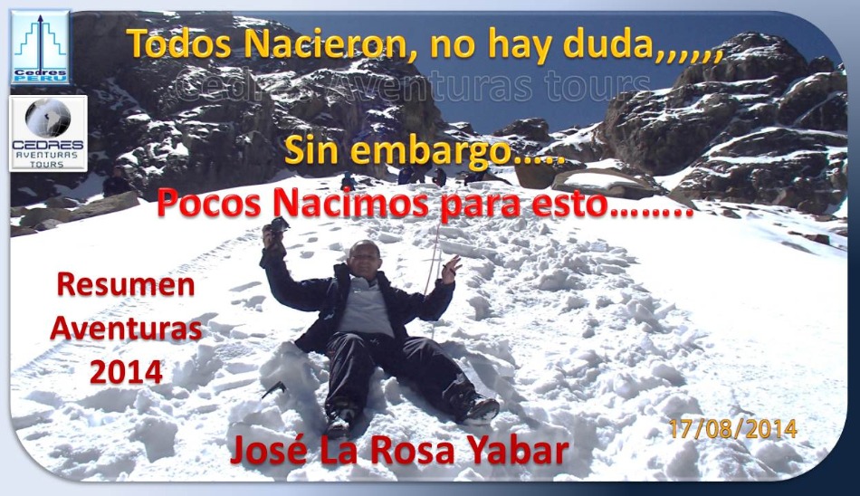 Summary of my Adventures 2014