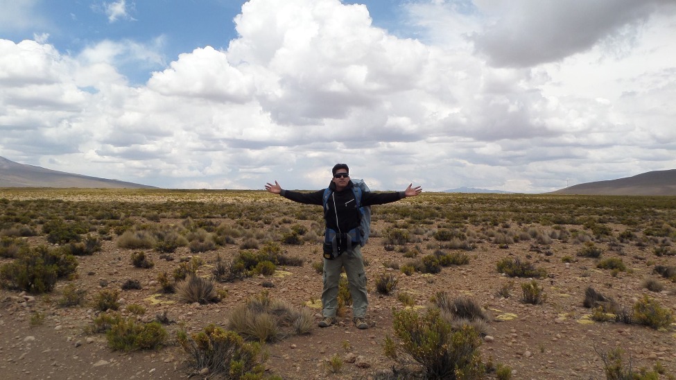 Trekking to the White Lagoon Salt Flat