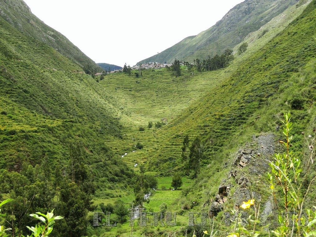 Route to the ancient terraces