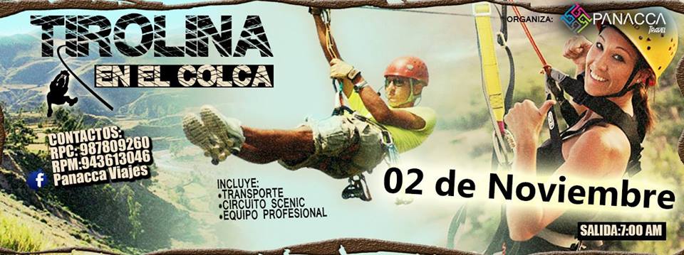 EXTREME ZIPLINING CHALLENGE IN COLCA