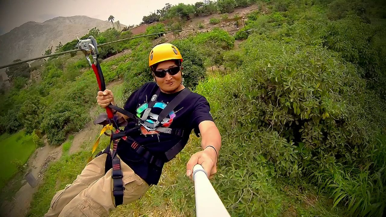 The longest zipline in South America is in Lunahuaná