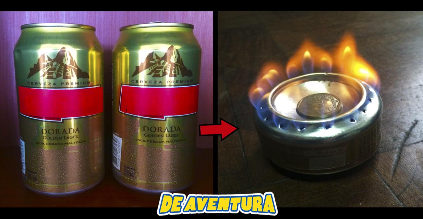 Adventure Survival: How to make a kitchen with 2 aluminum cans