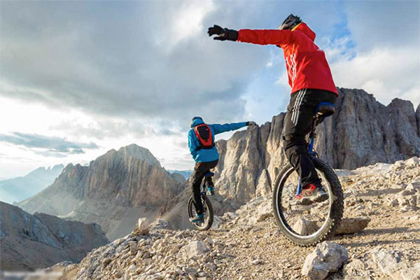 Mountain Unicycling