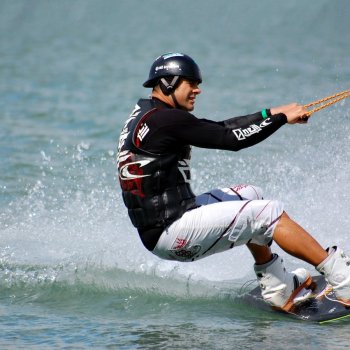 Wakeboarding: A fusion of surfing, skiing, snowboarding, and skateboarding.