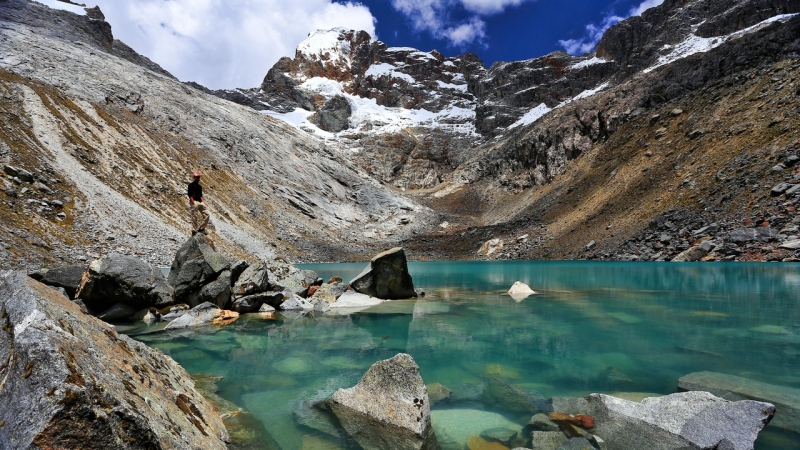 Foto 2 de Churup Lagoon en Cordillera Blanca, Parque Nacional Huascarán, Ancash - De Aventura
