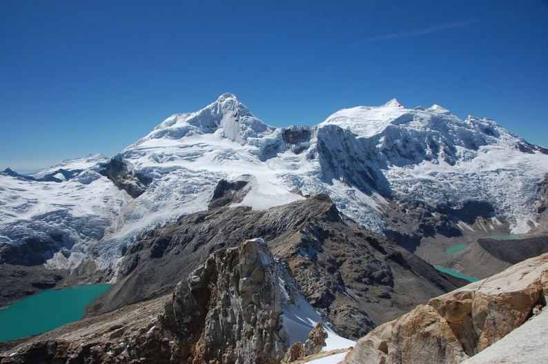 Palcaraju Snowcapped Mountain