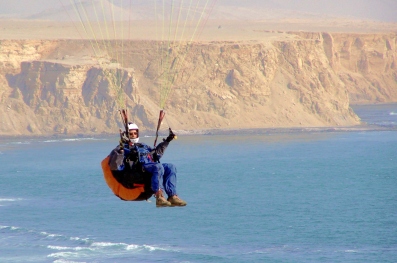 Paragliding in Paracas