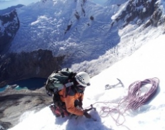 Climbing in Nevado Copa