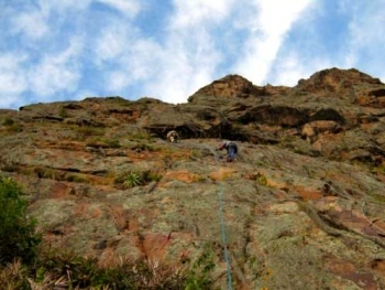 Escalada en Pachar Ollantaytambo