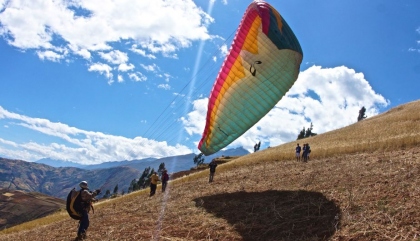 Paragliding in Callejón de Huaylas