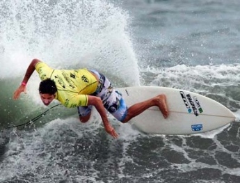 Surfing at El Huayco Beach