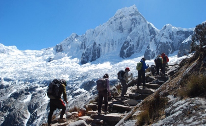 Trekking in Laguna Llanganuco