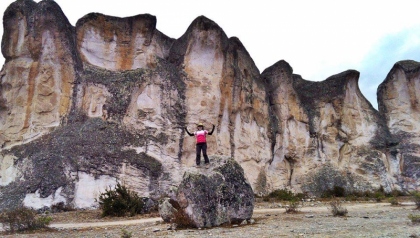 Climbing in Marcahuasi