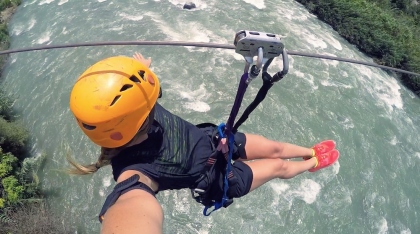 Canopy in Lunahuaná