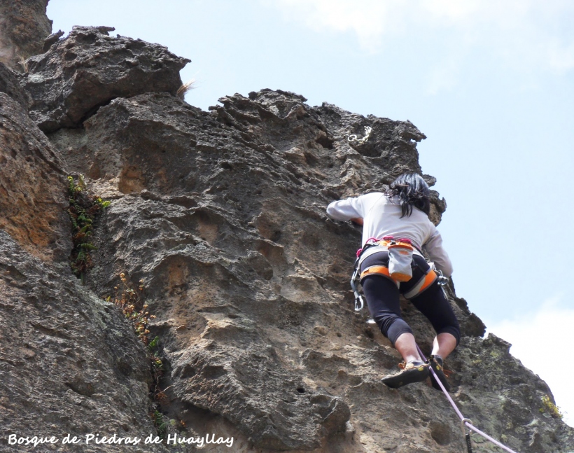 Rock Climbing in Huayllay Stone Forest