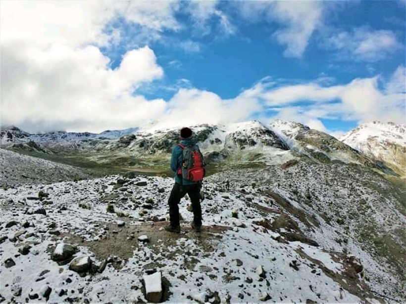 Trekking in Nevado Rajuntay