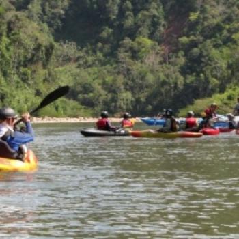 Rafting on the Madre de Dios River