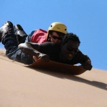 Sandboarding on Duna Pur Pur