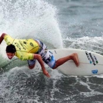 Surfing at El Huayco Beach