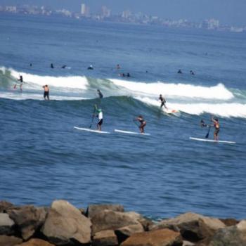 Surfing in Miraflores