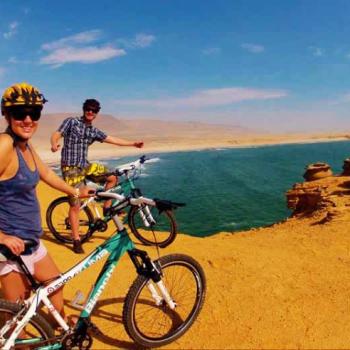 Cycling in Paracas