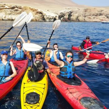 Kayaking in Paracas