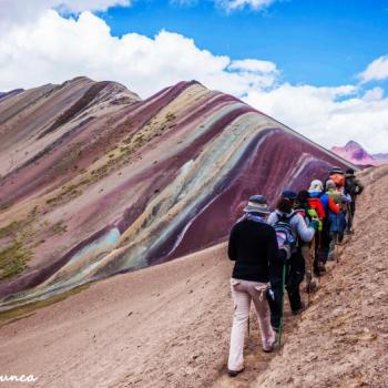 Trekking in Rainbow Mountain