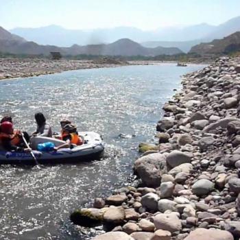 Rafting in Huarpa River